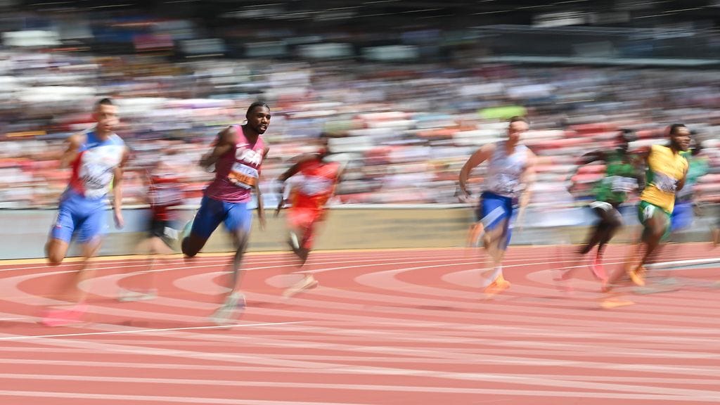 Noah Lyles oli mukana erikoisessa episodissa stadionin ulkopuolella.