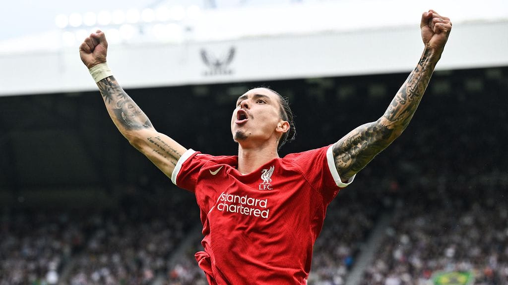 Darwin Nunez nousi Liverpoolin suureksi sankariksi Newcastlessa.