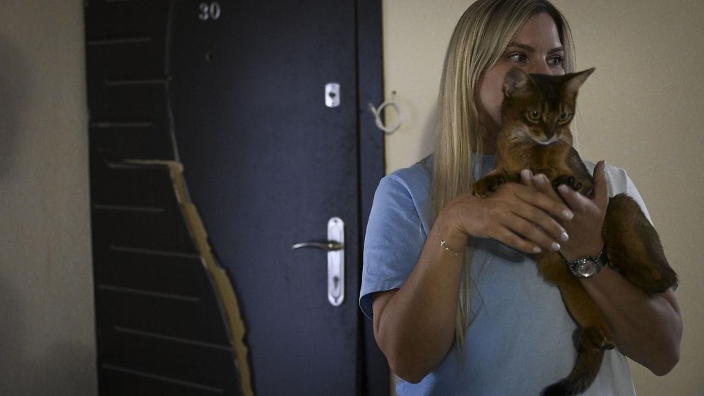 stt-Jevhenija Andrejeva asunnossaan Bchassa