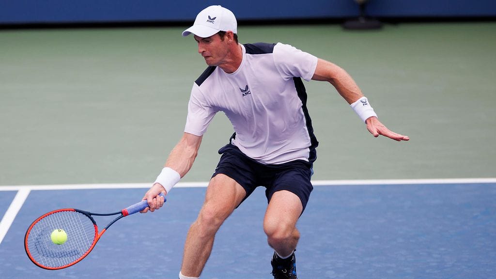 Andy Murray, 36, eteni helposti Yhdysvaltain avointen toiselle kierrokselle.