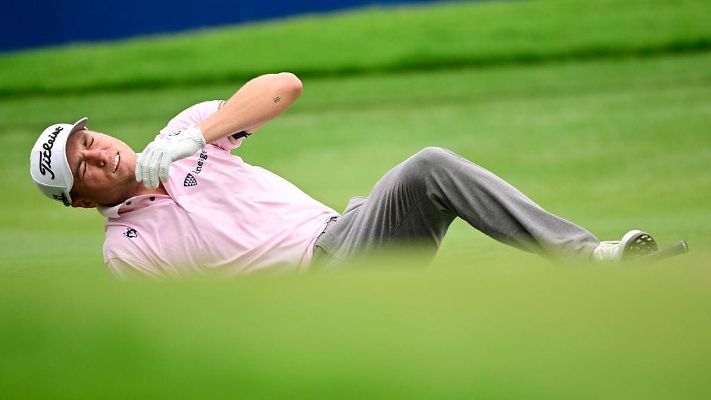 Justin Thomas jäi PGA-kiertueen pudotuspelien ulkopuolelle yhden lyönnin marginaalilla elokuun alussa. Ilme oli tuskainen.