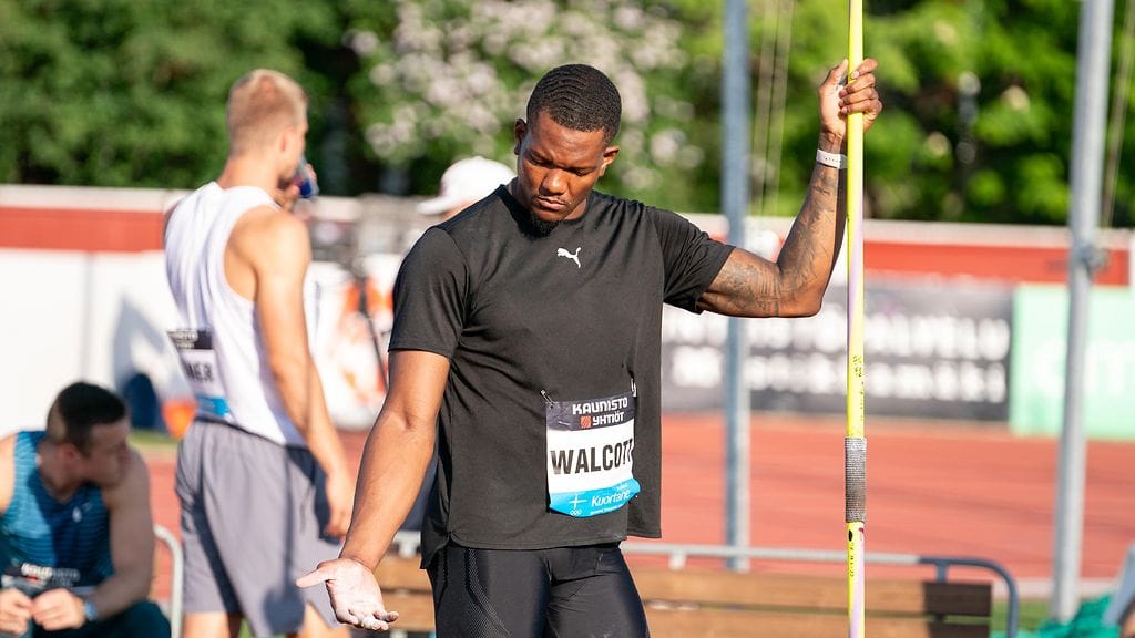 Keshorn Walcott heitti kauden parhaansa 85.85 Kuortaneella kesäkuussa.