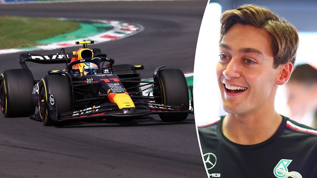 George Russell odotti, että Sergio Perez olisi kyennyt ohittamaan hänet nopeammin Italian GP:ssä.