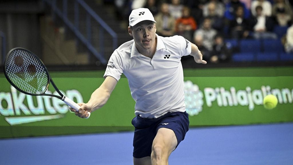 Harri Heliövaara pelaa US Openissa sekanelinpelin välierissä.