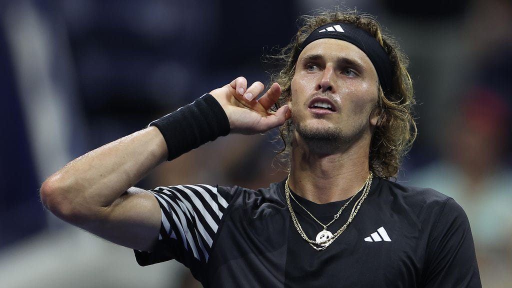 Alexander Zverev eteni US Openin puolivälieriin.