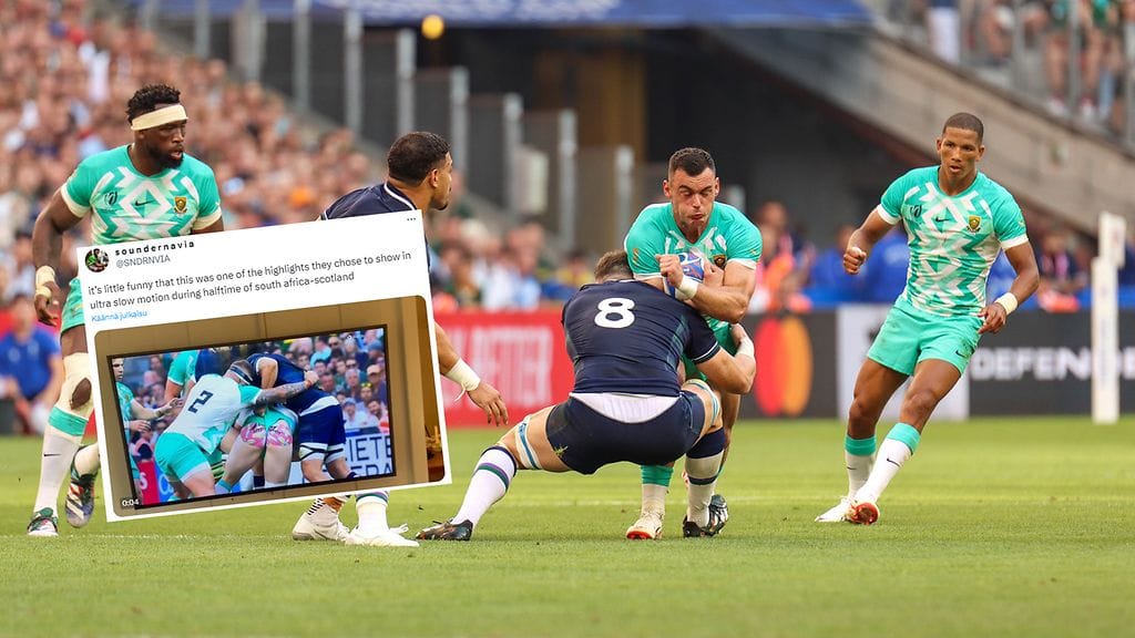 Etelä-Afrikka voitti Skotlannin luvuin 18–3 Rugbyn MM-kisoissa.