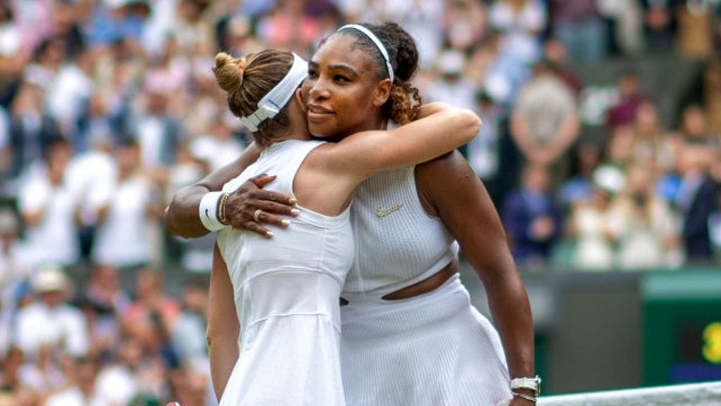 Simona Halep löi Serena Williamsin vuoden 2019 Wimbledonin loppuottelussa.