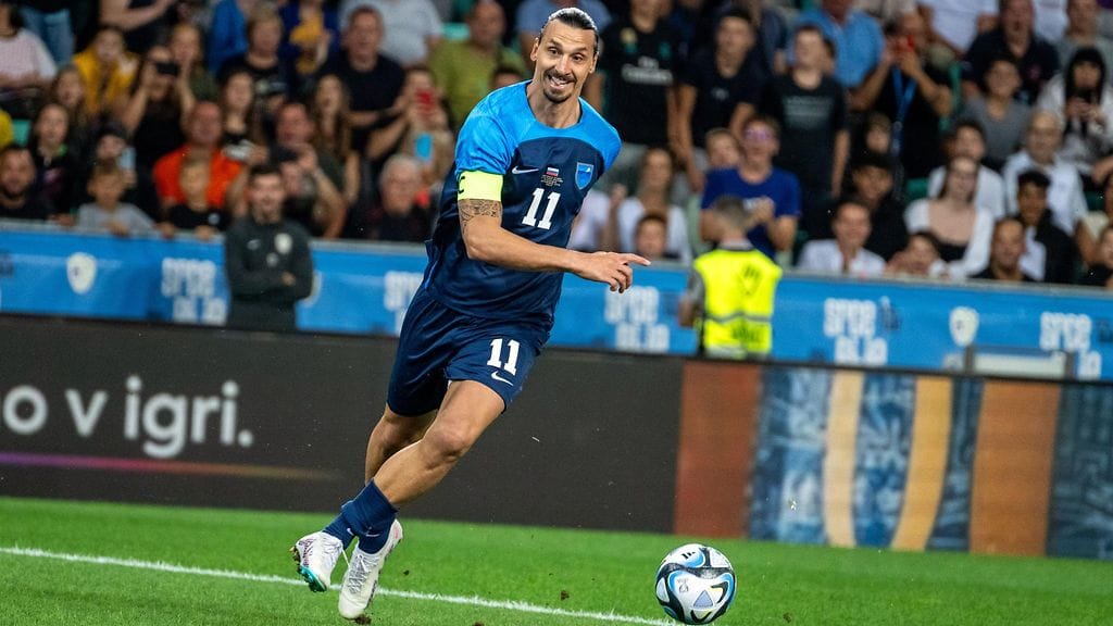 Zlatan Ibrahimovic pelasi ensimmäistä kertaa lopettamisensa jälkeen.