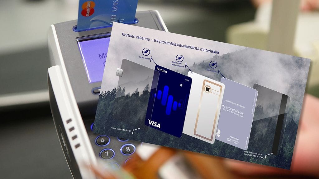 Turvallisuutta on Nordean mukaan myös paranneltu, sillä kaikki asiakkaan tiedot löytyvät jatkossa vain kortin takaosasta.