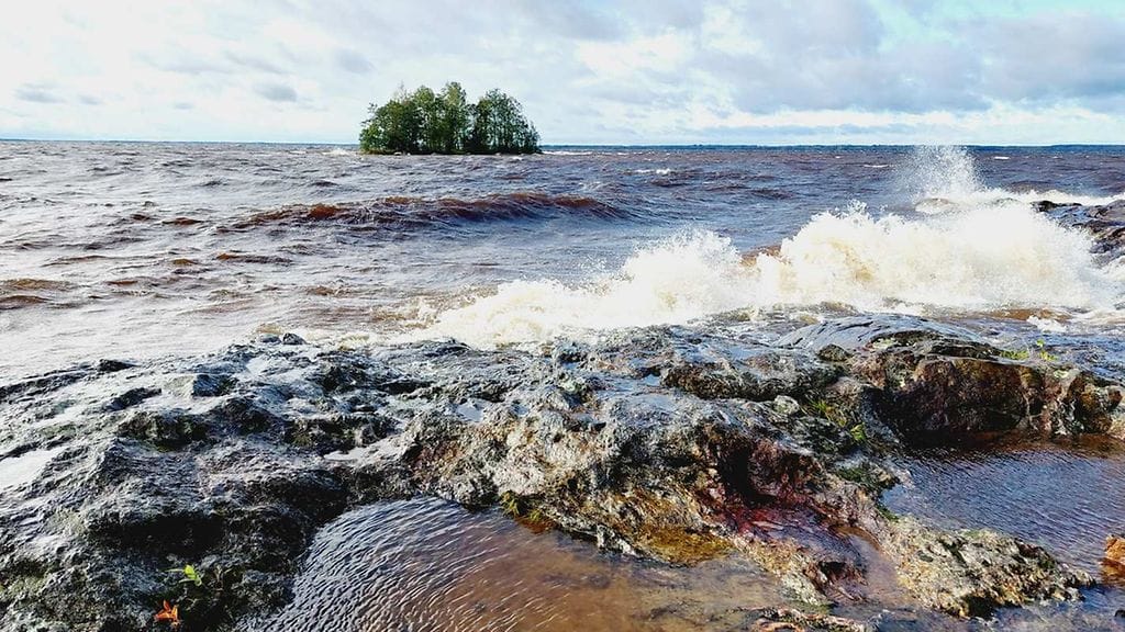 Lukijan kuva: Varpu-myrsky Pyhäselkä Joensuu 20.9.23