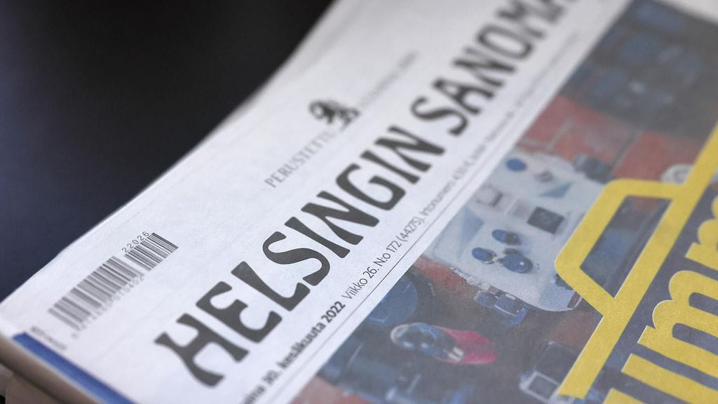 Mediakonserni Sanoma aikoo yhdistää Aamulehden, Helsingin Sanomien (kuvassa) ja Satakunnan Kansan printtilehtien tekemisen.