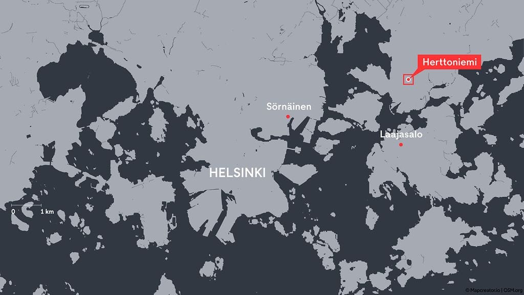 Väkivaltatilanne tapahtui Herttoniemen alueella sijaitsevalla Siilitiellä.