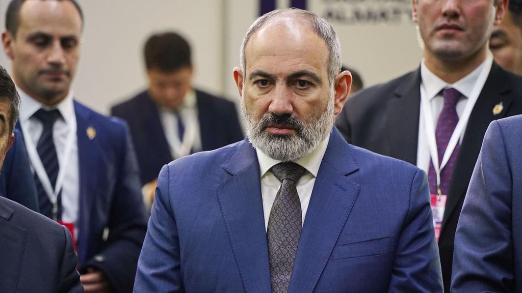Armenian pääministeri Nikol Pashinyan.