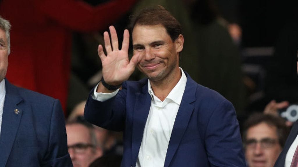 Rafael Nadal oli edellisviikonloppuna paikalla Real Madridin kotiottelussa Real Sociedadia vastaan.