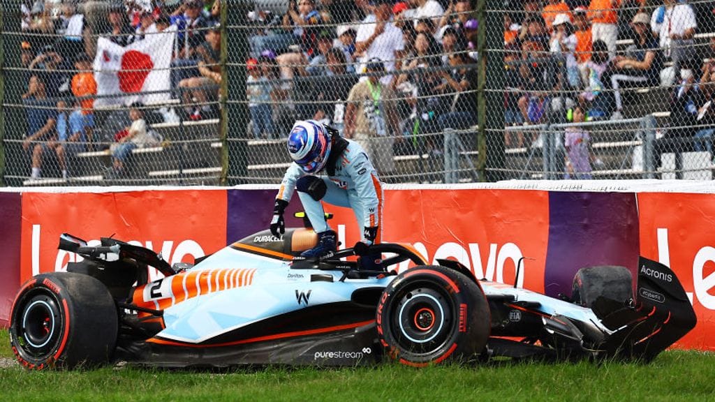 Logan Sargeantin viikonloppu Japanin Suzukassa oli ankea.