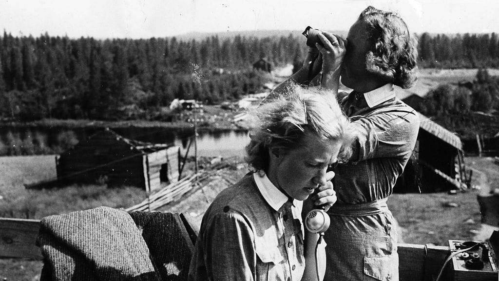 AOP Lottia ilmatilan valvonnassa Karjalan alueella.