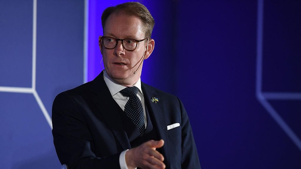 Ruotsin ulkoministeri Tobias Billström