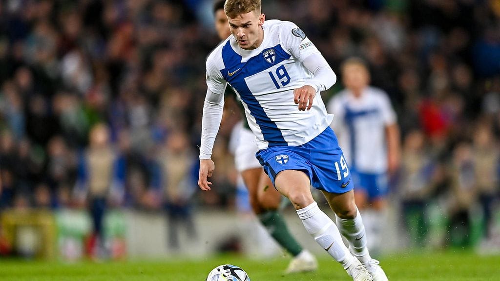 Marcus Forss EM-karsinnoissa viime maaliskuussa.