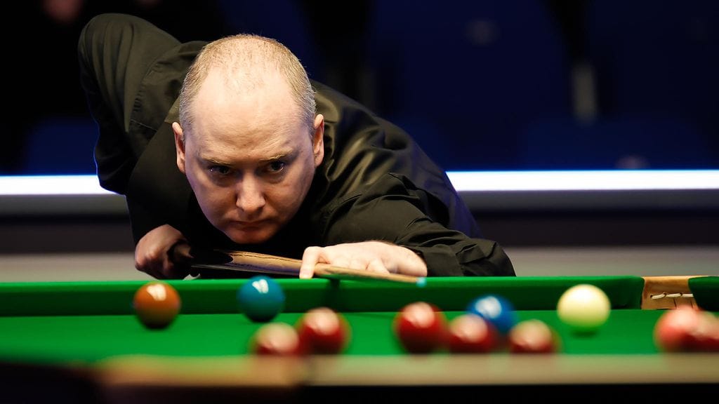 Graeme Dott koki karvaan tappion. Kuva viime huhtikuulta.