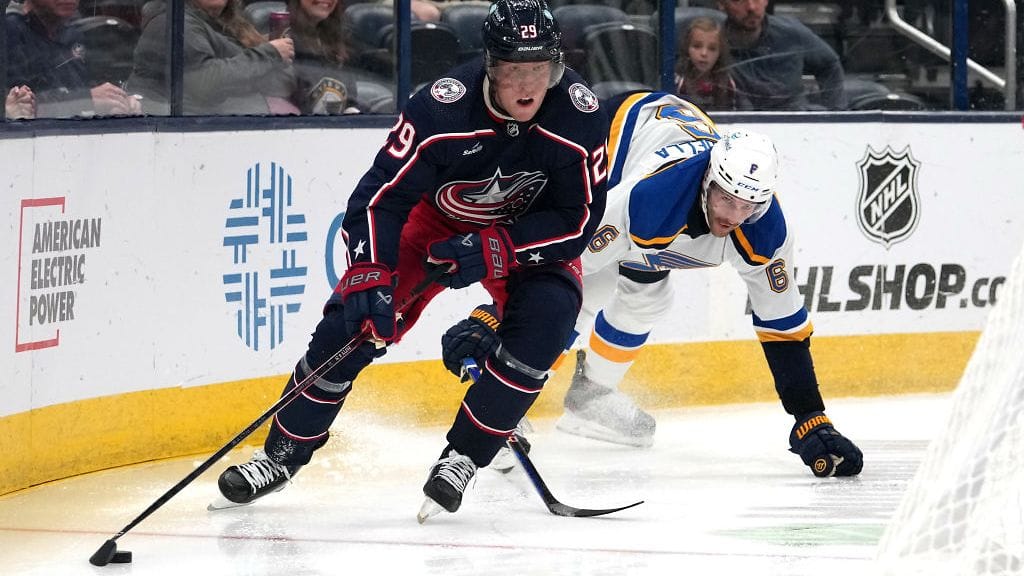 Patrik Laine on tehnyt tuhoa keskushyökkääjän paikalla Columbuksessa.