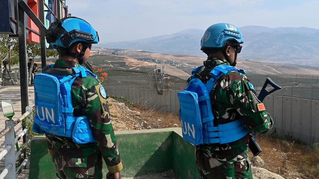 Arkistokuvaa rauhanturvaajista Libanonissa.