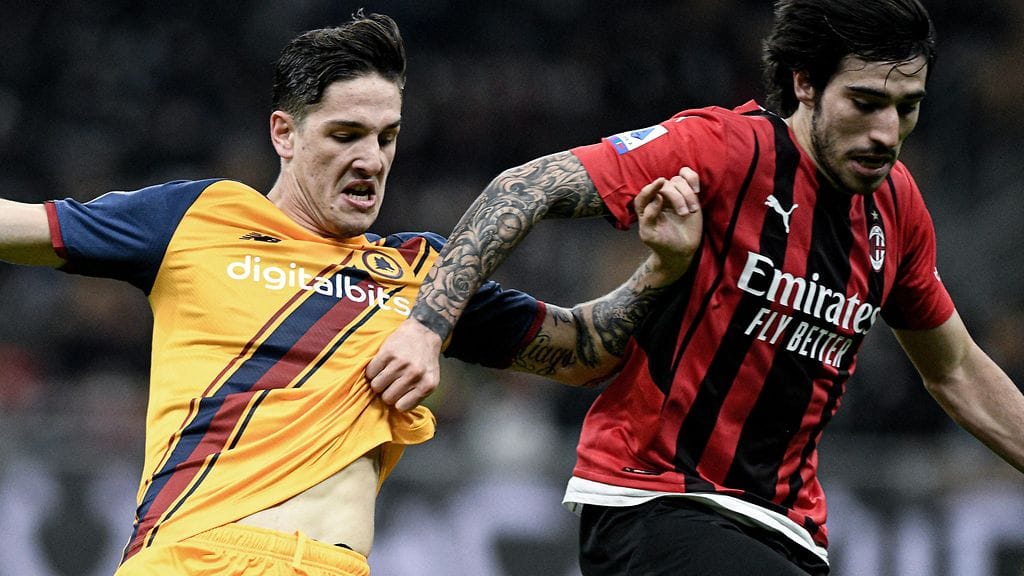 Nicolo Zaniolo (vas.) ja Sandro Tonali (oik.) pelasivat useita kertoja vastakkain Serie A:ssa.