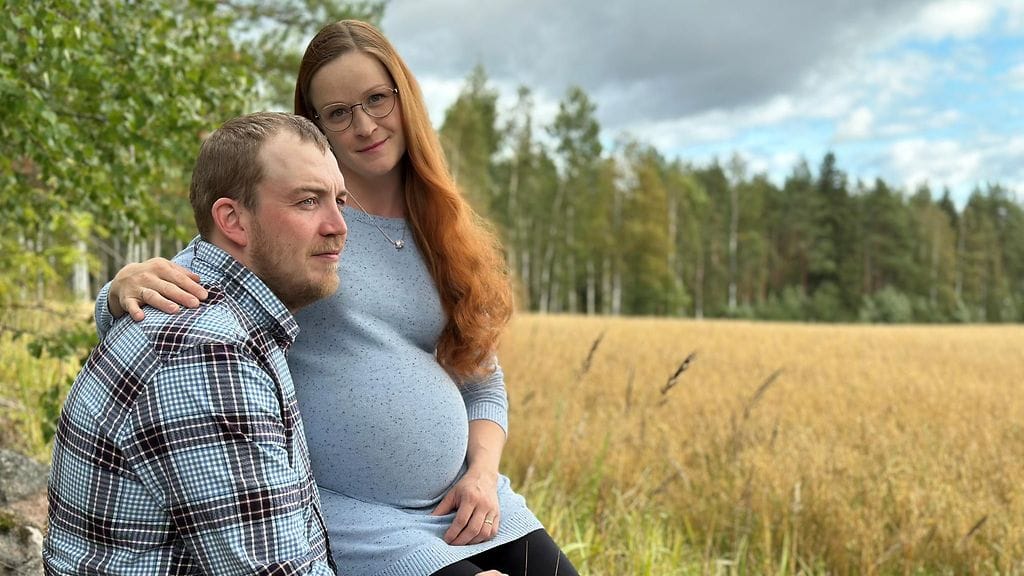 Anna-Reetta ja Kalevi odotusaikana