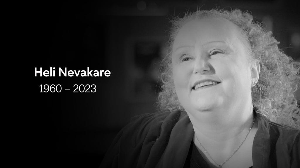 Heli Nevakare kuoli Tampereella 63-vuotiaana.