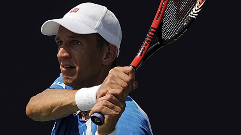 Jarkko Nieminen, kuva: EPA/JUSTIN LANE