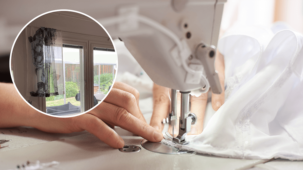 Ompelijakin ihmetteli Tiia Koivun verhotilausta, mutta teki työtä käskettyä.