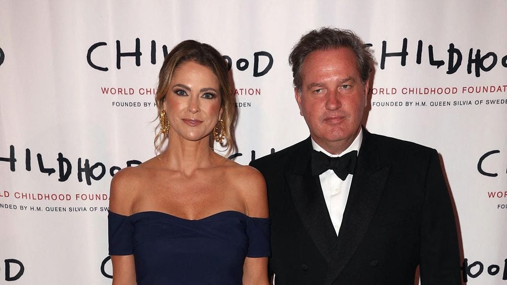 Prinsessa Madeleine ja Chris O'Neill lastenavunsäätiön illallisella New Yorkissa.