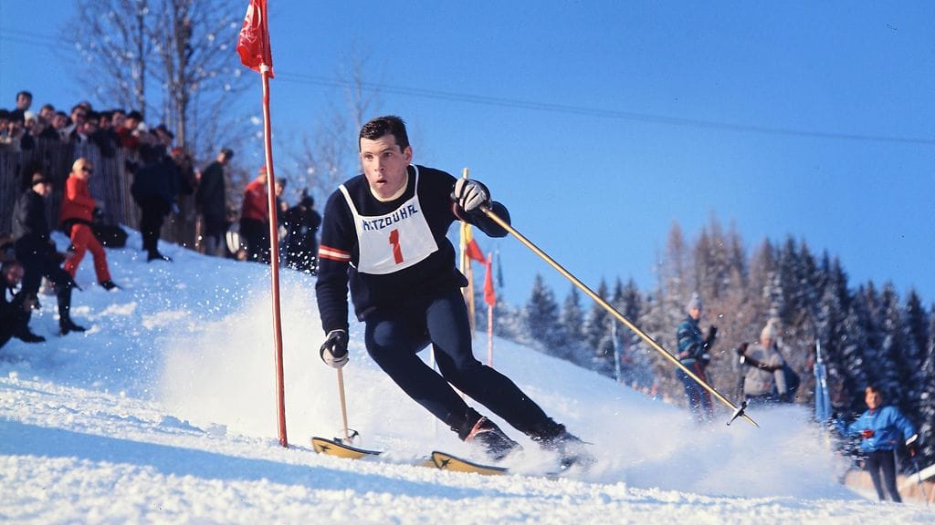 Heinrich "Heini" Messner voitti pujottelun historian ensimmäisen maailmancupkisan vuonna 1967.