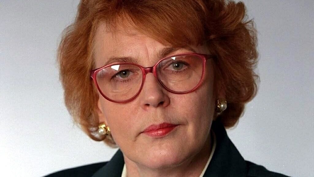 Entinen SDP:n kansanedustaja Tuulikki Hämäläinen kuvattuna vuonna 1995.