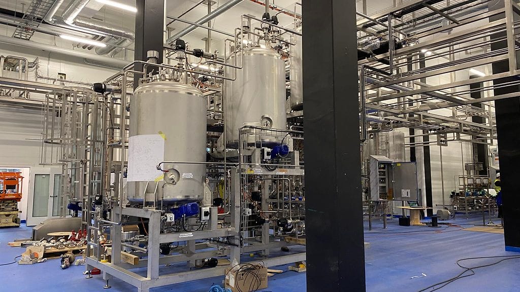 Solar Foods, tehdas, sisäkuva