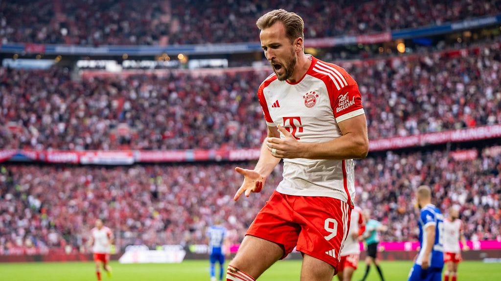 Harry Kane iski hattutempun Darmstadtin verkkoon.