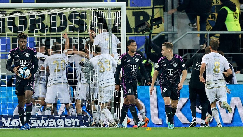 Bayern München taipui Saksan cupissa kolmanneksi korkeimmalla sarjatasolla pelaavalle Saarbrückenille.