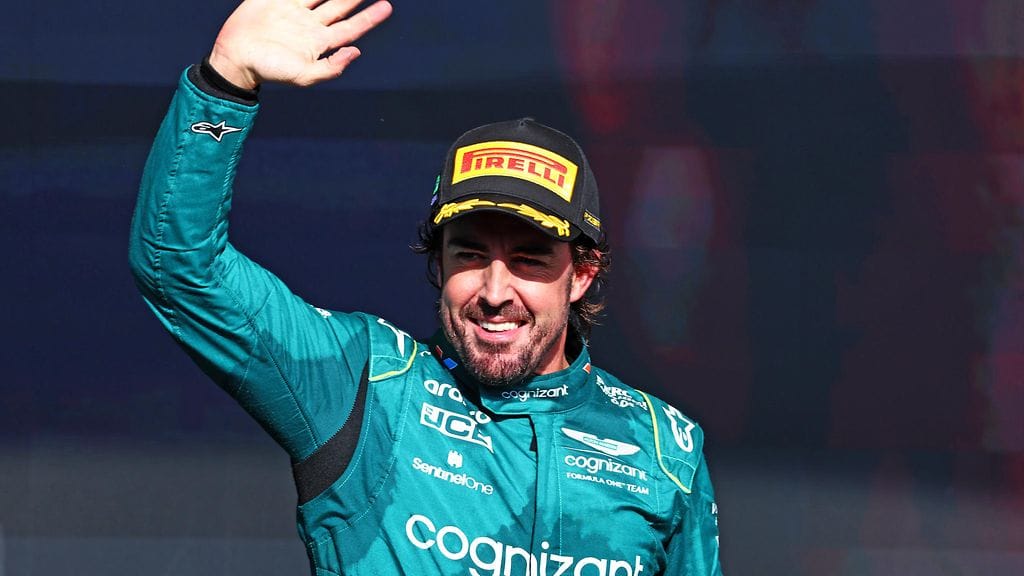 Fernando Alonso kiilasi Brasilian GP:ssä kolmanneksi.