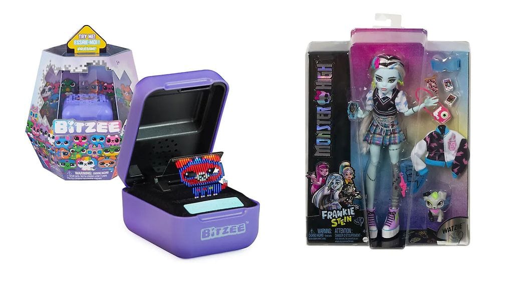 Bitzee-lelu ja Monsters High -nukke