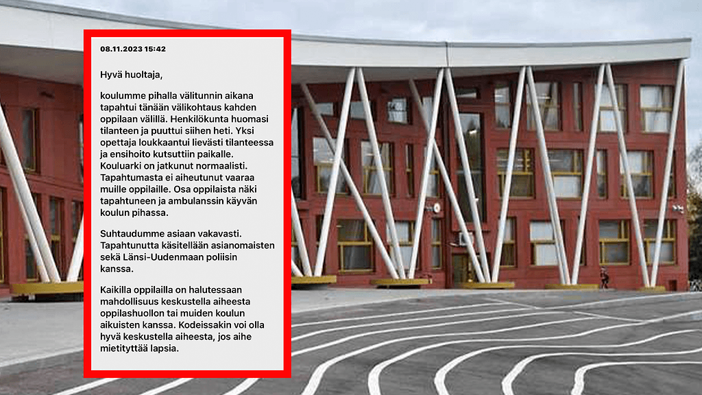 Auroran koulu valikohtaus