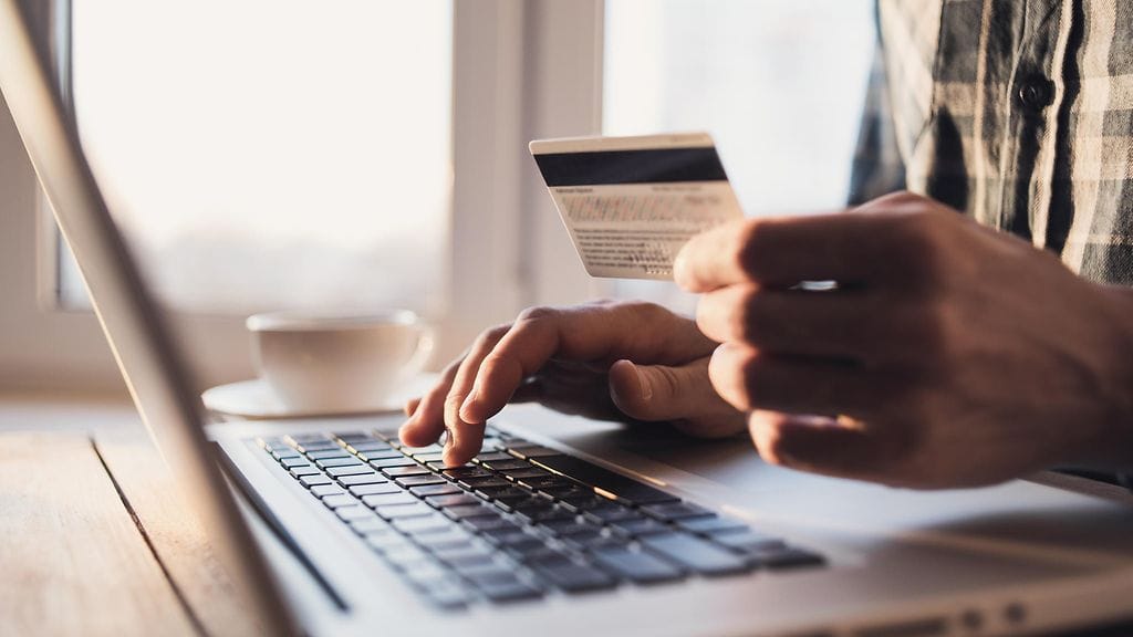 nettiostoksilla, luottokortti