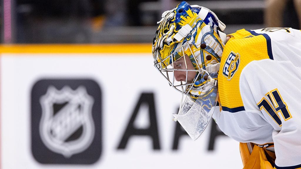 Juuse Saros torjui voiton.