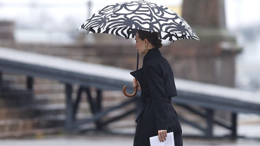 LK Ahtisaaren hautajaiset Marin saapumassa 10112023