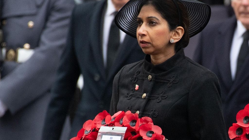 Suella Bravermania on pidetty konservatiivipuolueen oikeiston lipunkantajana.