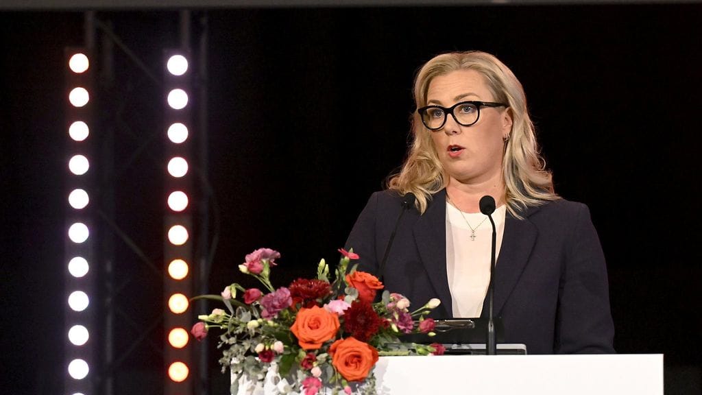 LK Jutta Urpilainen Tampereella 19.11.2023