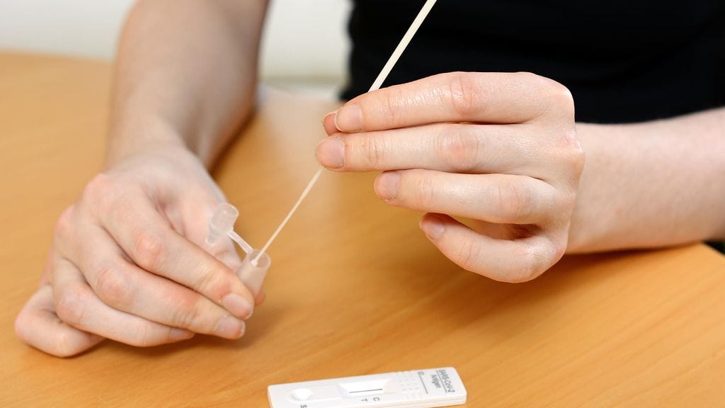 Kotitestiä ei pidä käyttää. Tuote pitää palauttaa. Kuvituskuva.