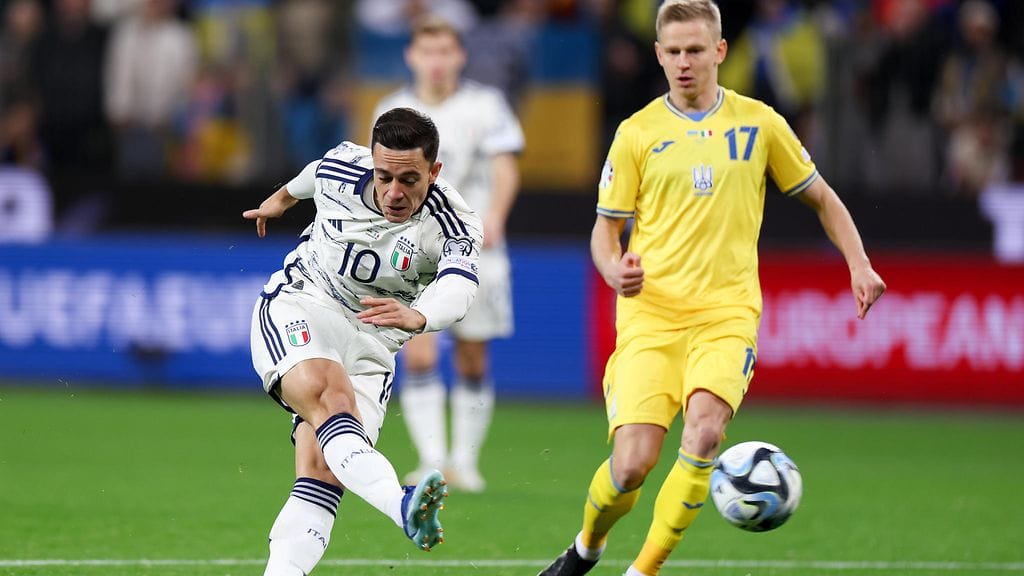 Italialle riitti 0-0-vierastasapeli Ukrainaa vastaan EM-kisapaikan varmistamiseen.