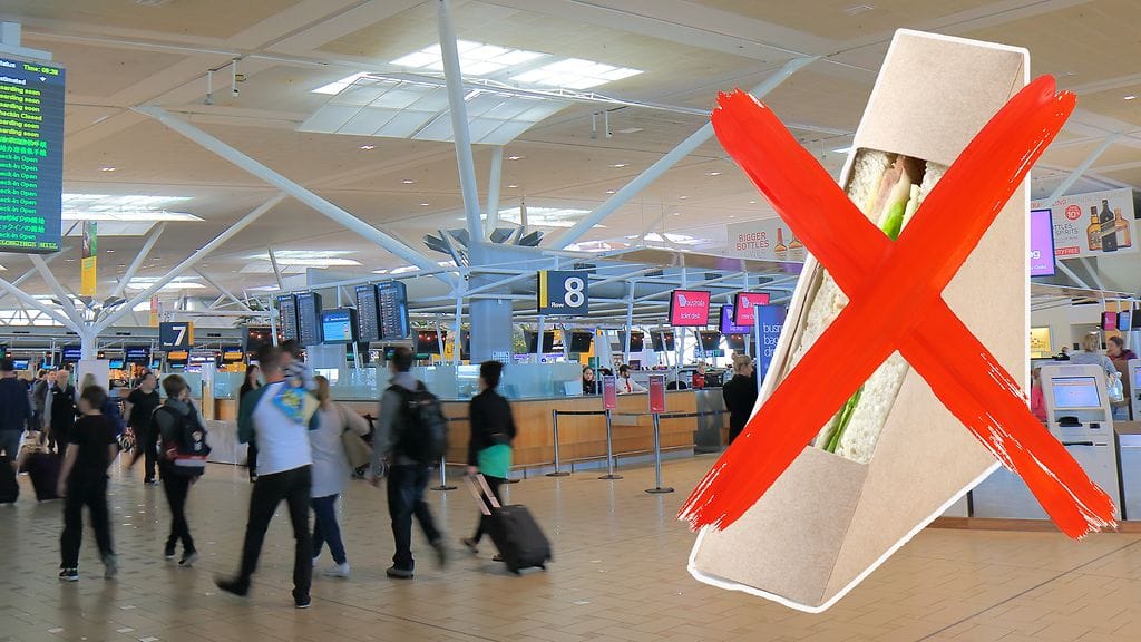 Kanaleipä kävi kalliiksi Australiaan lentäneelle uusiseelantilaisnaiselle. Kuvituskuva.