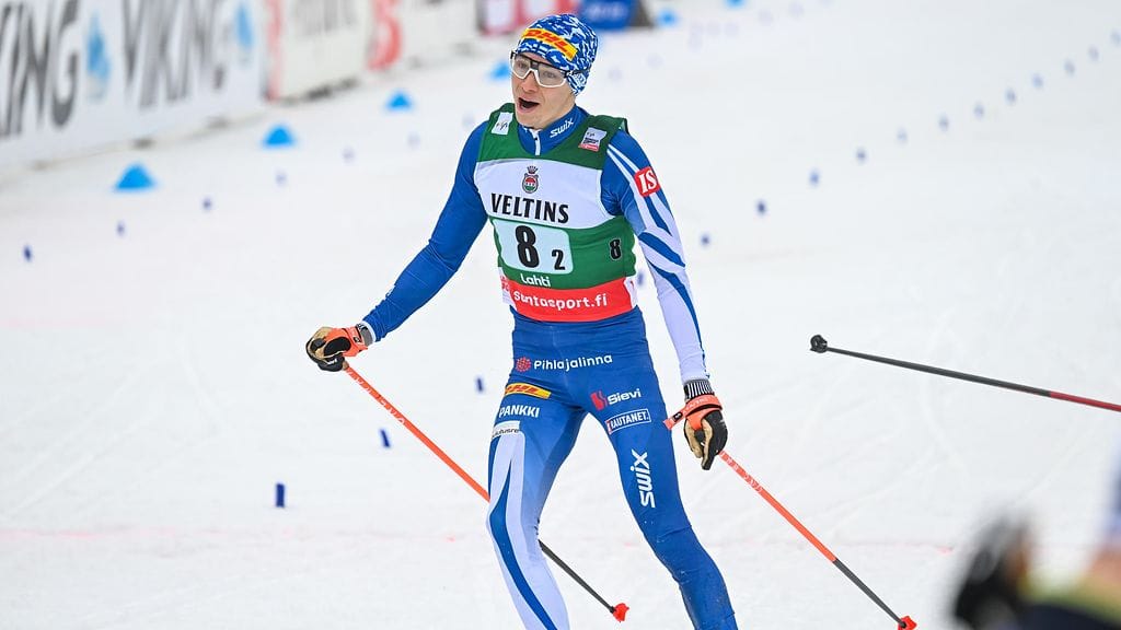 Eero Hirvonen oli Rukalla viides. Kuva keväältä.