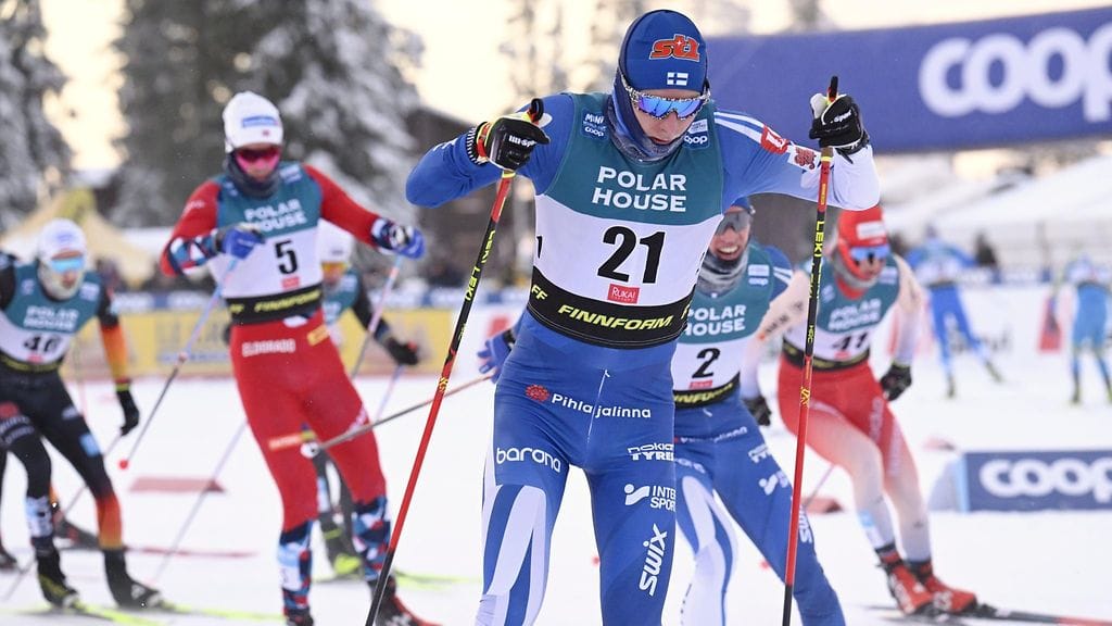 Remi Lindholm Rukan 20 kilometrin kisan paras suomalainen: "Yllätyin, miten tämä niin helpolta tuntuu"