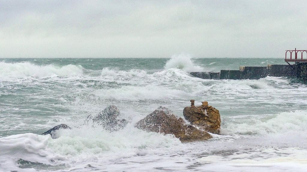 Etelä-Ukrainan Odessan rannikko 26. marraskuuta.
